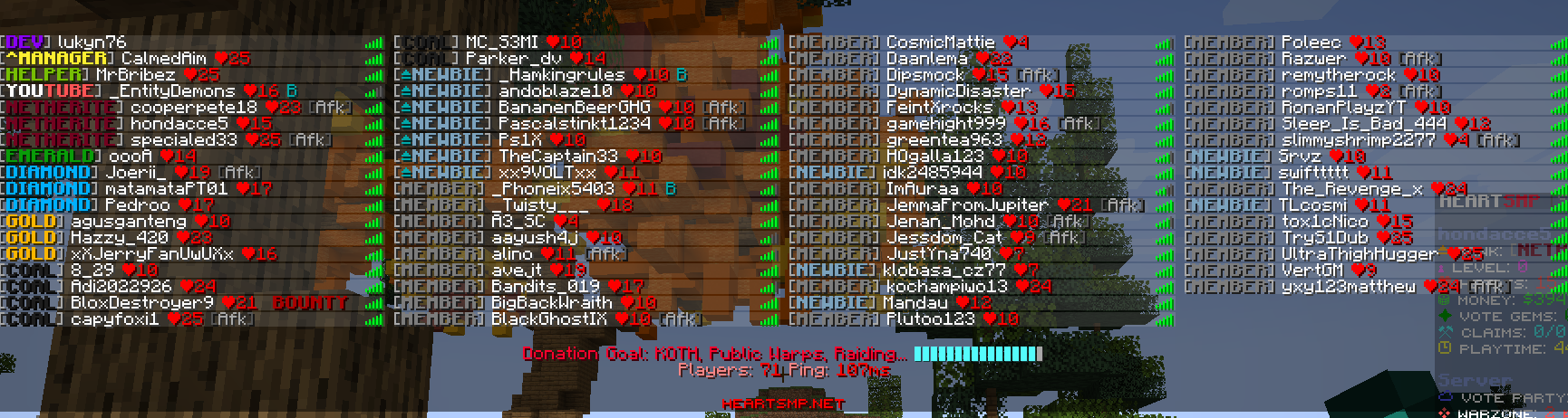 Season 3 71 Players